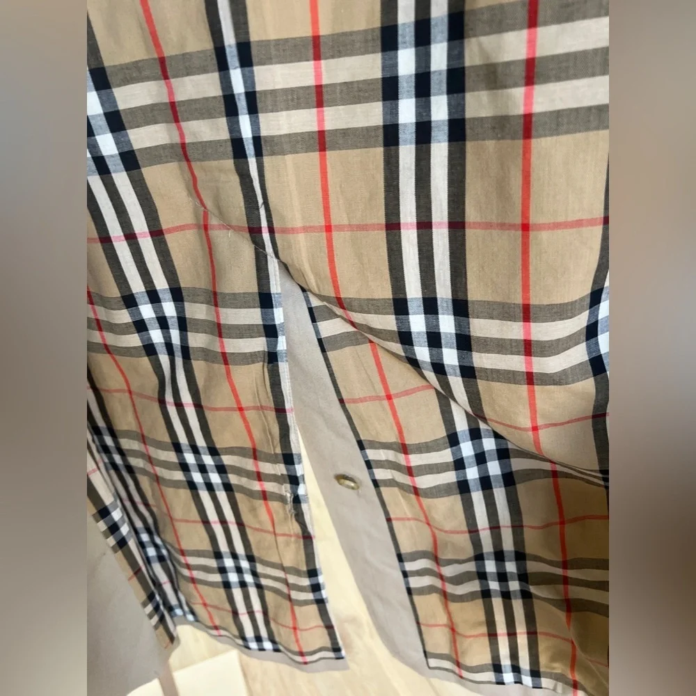 Vintage Burberry Nova Check Trench Coat - Picture 7 of 14